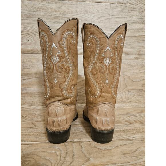 Men's Tan Western Boots - Picture 13 of 14